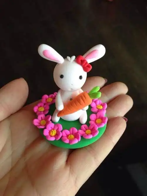 超轻粘土作品之兔子系列(带教程)