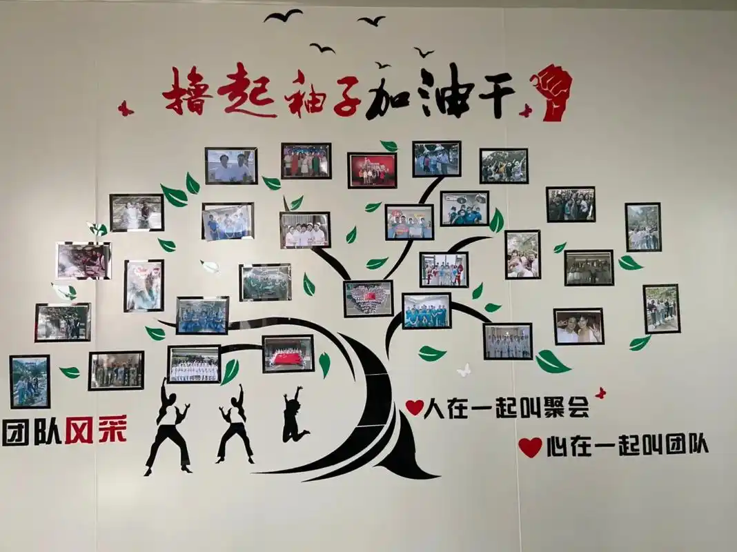 科室照片墙完成,#一群人一条路坚持一直走下去 #风采展示 # - 抖音