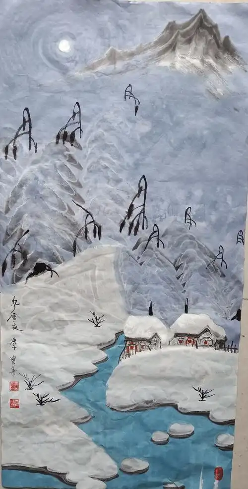 冰雪情缘:我的冰雪绘画作品