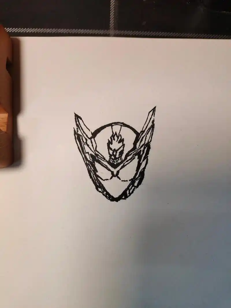 画画 #简笔画 #假面骑士 - 抖音