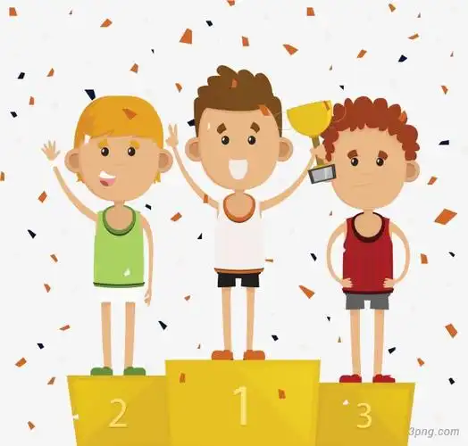 比赛结束颁奖典礼png素材透明免抠图片-其他元素