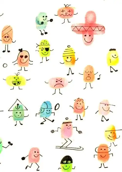 用指纹画装饰画点亮创意生活:教程与灵感