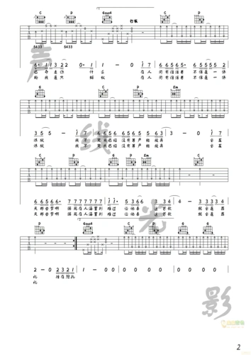 吉他谱 第十九期 《在人间》