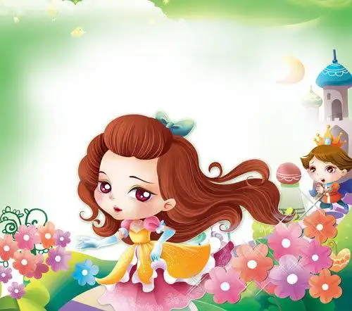 【psd】童话故事人物插画