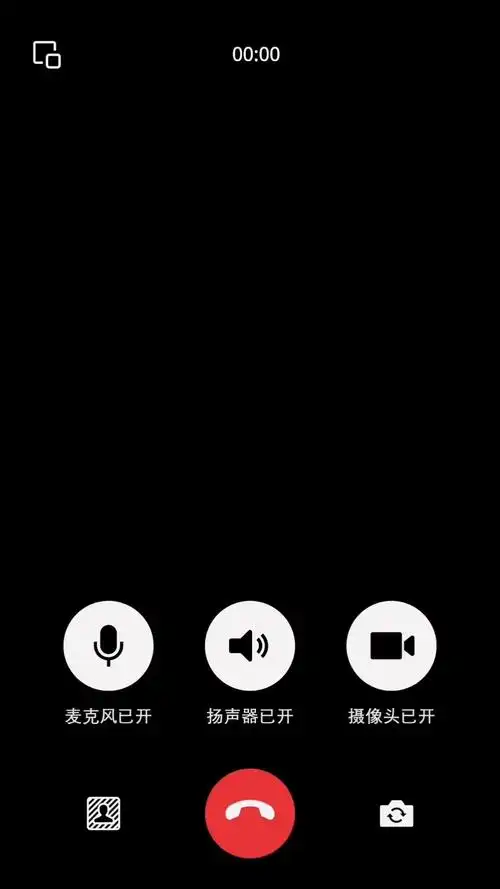 视频通话界面素材