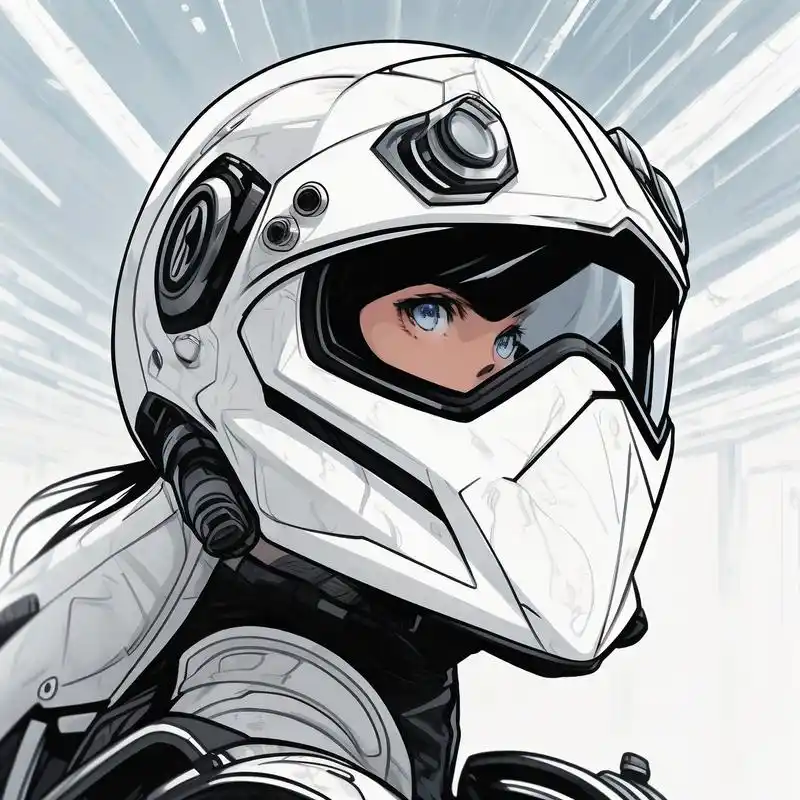 机车头盔头像97炫酷风采 宝子们,来看看这些超酷的机车头盔头像吧!