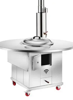 柴火灶家用农村不锈钢一体节能大锅灶无烟土灶台户外烧柴火炉灶炉