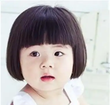 女宝宝洋气的短发发型最新图片幼儿小女孩短发发型图片大全