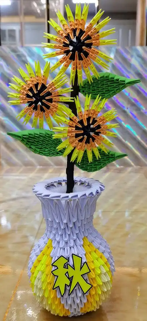 三角插/折纸/材料/diy/剪纸/手工作业/手工制作/工艺品/春夏秋冬 夏