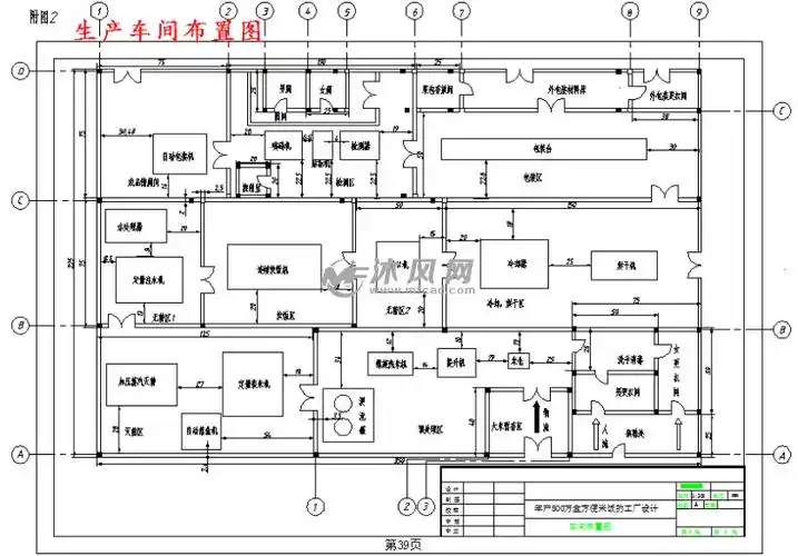 生产车间布置图