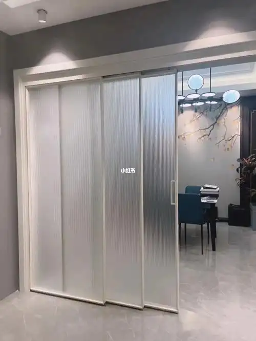 推拉门  #超白长虹玻璃  #极简推拉门  #厨房推拉门  #长虹玻璃门