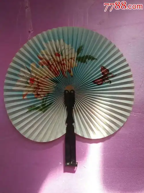 老国货老库存八*年代的怀旧多种图案的折扇_价格18元【孙家楼老国货】