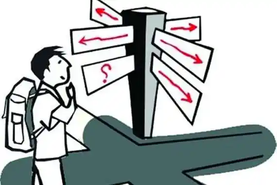 求一张图一个人和一群人在分岔路口那个人独自一人走了那条分岔路然后