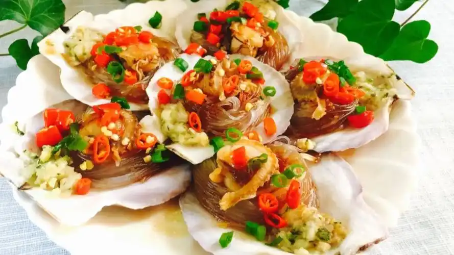 蒜蓉粉丝蒸扇贝的做法!