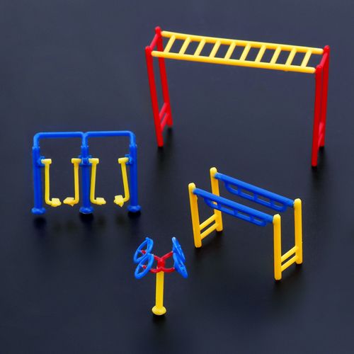 健身器材公园手工diy景观体育场建筑沙盘模型材料模型制作工具