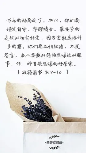 基督教 圣经 经文手机壁纸