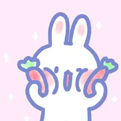 卡通兔子头像呆萌兔子图片萌萌哒