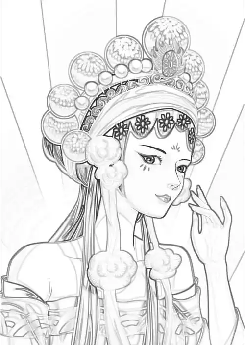 关于京剧的简笔画 关于京剧的简笔画图片