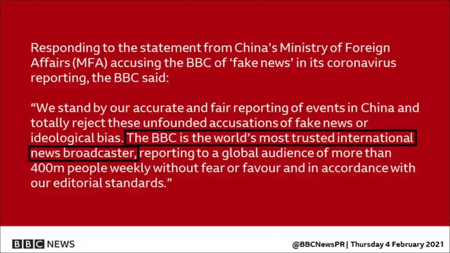 报道涉华疫情假新闻却死不承认,bbc的回应再被网民骂翻