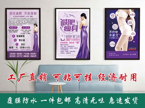养生馆美容院中医养生减肥宣传挂图尚赫减肥图