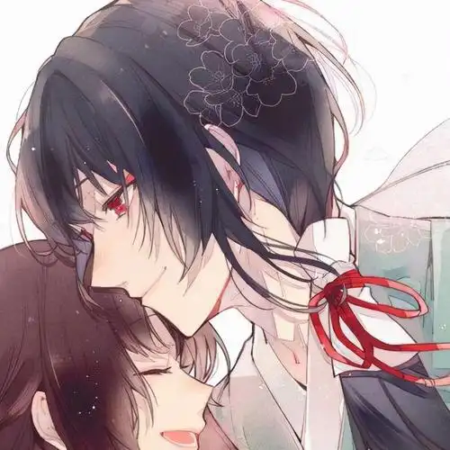 古风情侣头像 唯美 水墨 意境(古风情头水墨画一对高清)