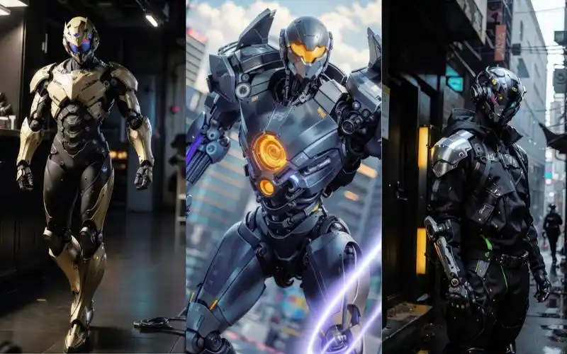 【ai绘画】机甲系列-外骨骼天花板-赛博朋克