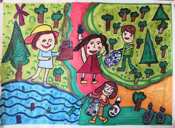 一三班  闫梓骞  《快乐童年》