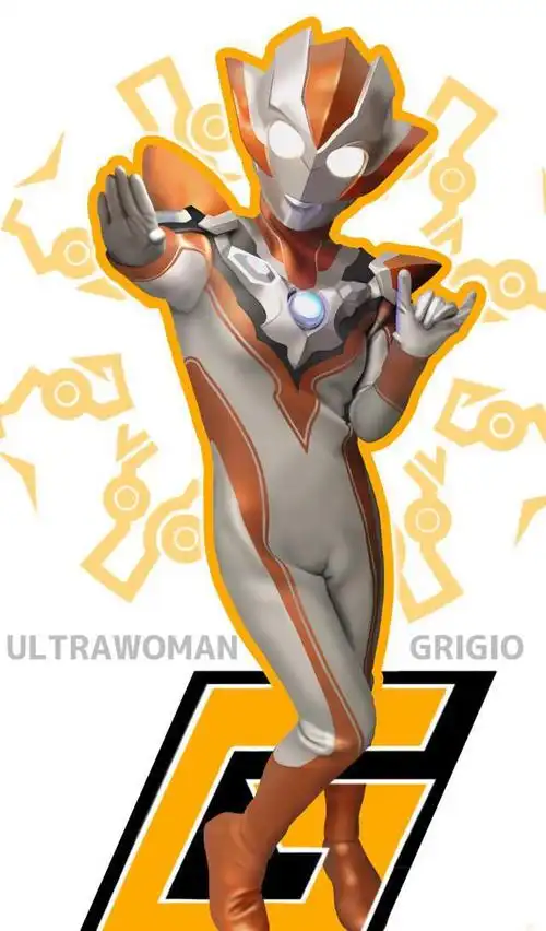 奥特曼格丽乔同人迪迦妹妹调皮可爱塞莱斯宛如太阳女神