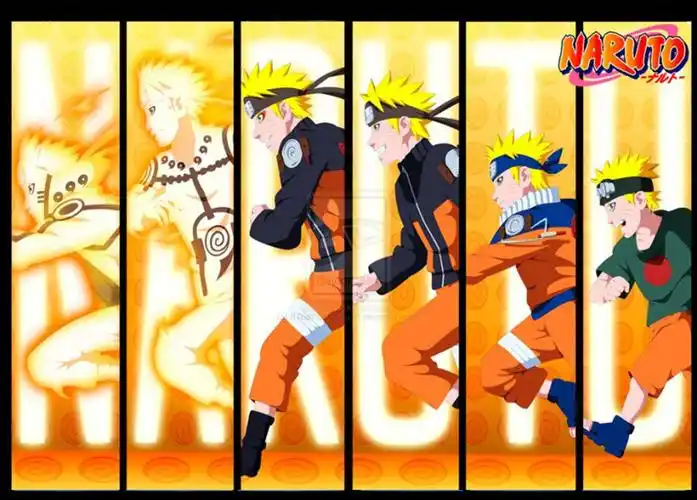 鸣人进化过程图片