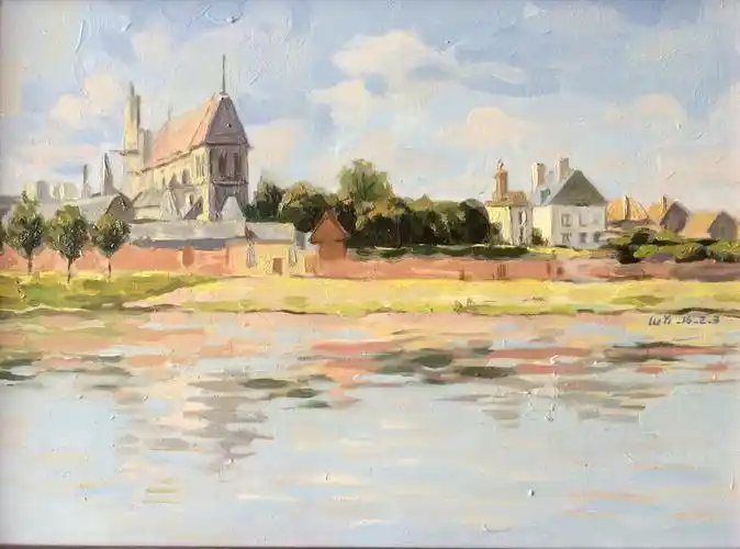 城堡_布面油画_油画_宝甄网