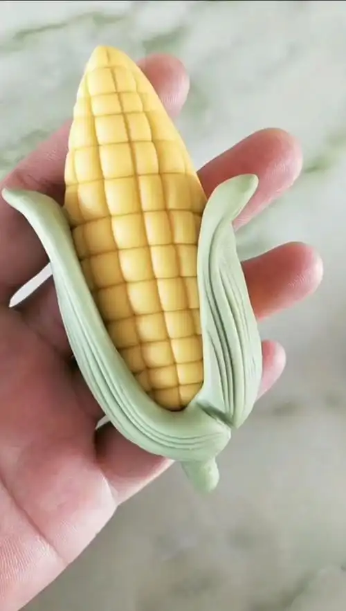 面团捏成的玉米是不是老好看了