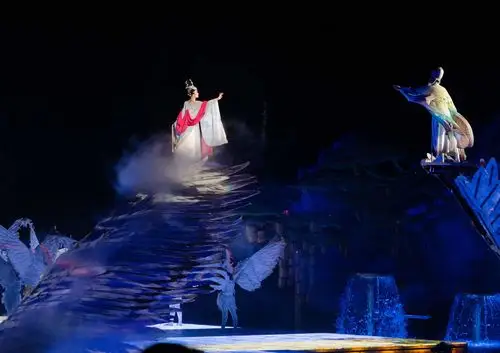 20号在陕西临潼用索尼微单拍摄的中国首部大型实景历史舞剧《长恨歌》