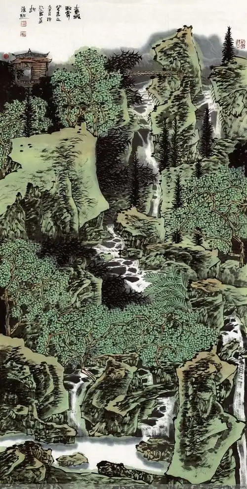 「津门网」满维起山水画作品选