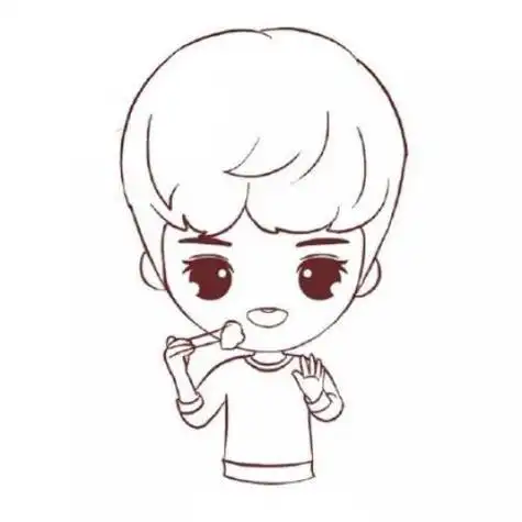 q版头像男生简笔画可爱
