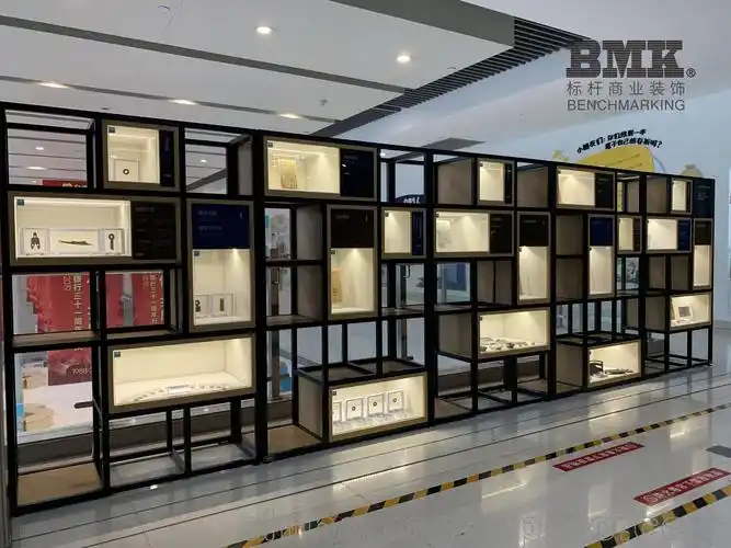 南京展柜制作_柜台定制_展示道具工厂_南京标杆展柜厂