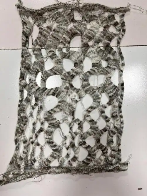 手摇横机局部编织