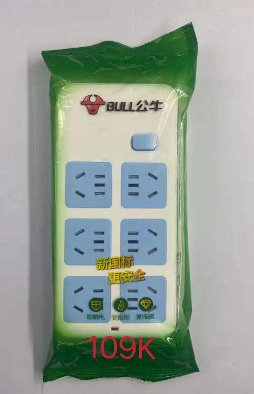 公牛插座 412k/413k/414k/415k 插排接线板带开关