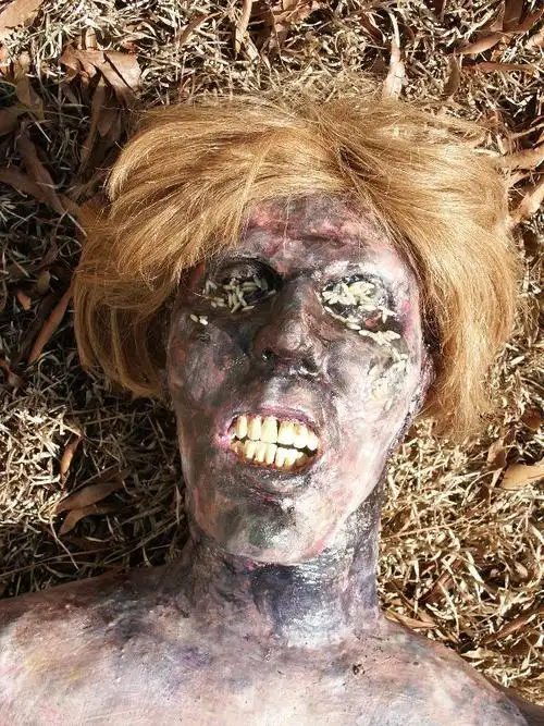 ▼当腐烂到一个程度,身体会爬满成千上万的蛆.