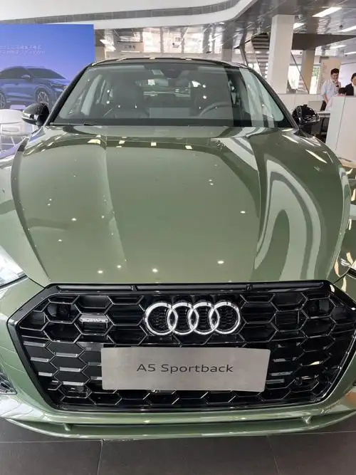 最美轿跑 耀夜绿奥迪a5现在只要30万90
