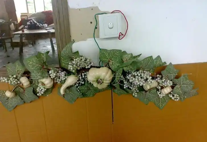 酒店场景摆挂饰吊饰品南瓜牛角65cm图