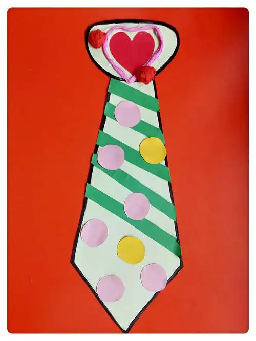 大东张幼儿园父亲节diy主题活动《父亲的领带》 - 美篇