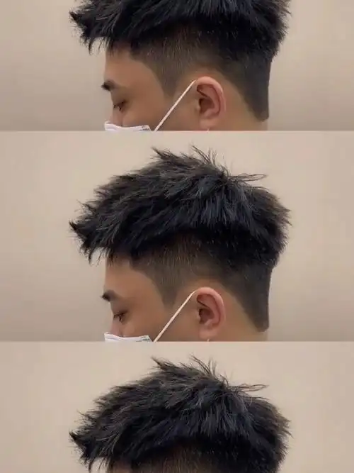 男士摩根前刺飞机头清爽帅气的发型推荐