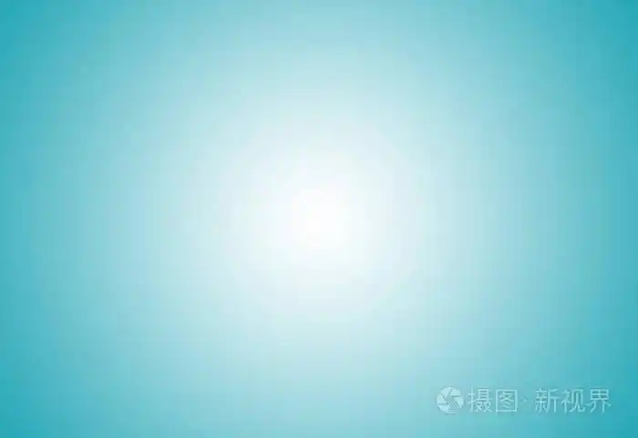 浅蓝色的渐变抽象背景.显示产品的空房间