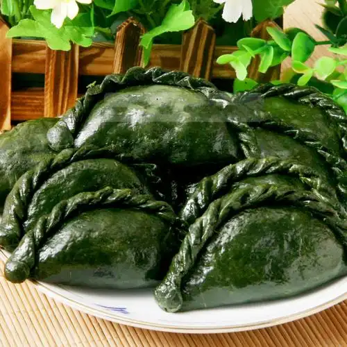 江西特产赣州艾米果清明果腌菜豆干馅青团粑粑滋清明果 酸萝卜馅8个约