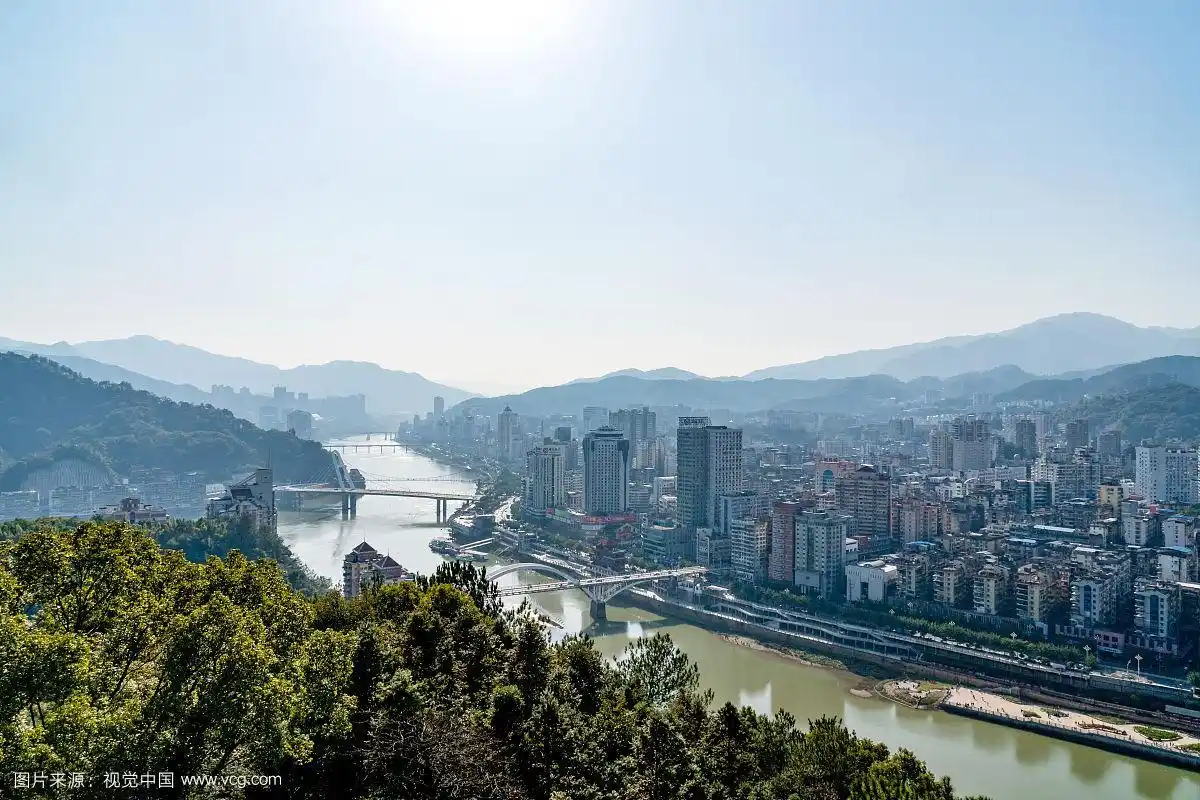 福建南平市城市风光