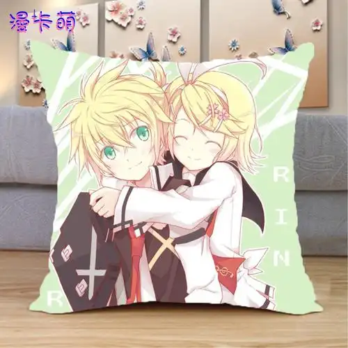 镜音照片生日床头手办双子定制抱枕周边镜音连靠垫