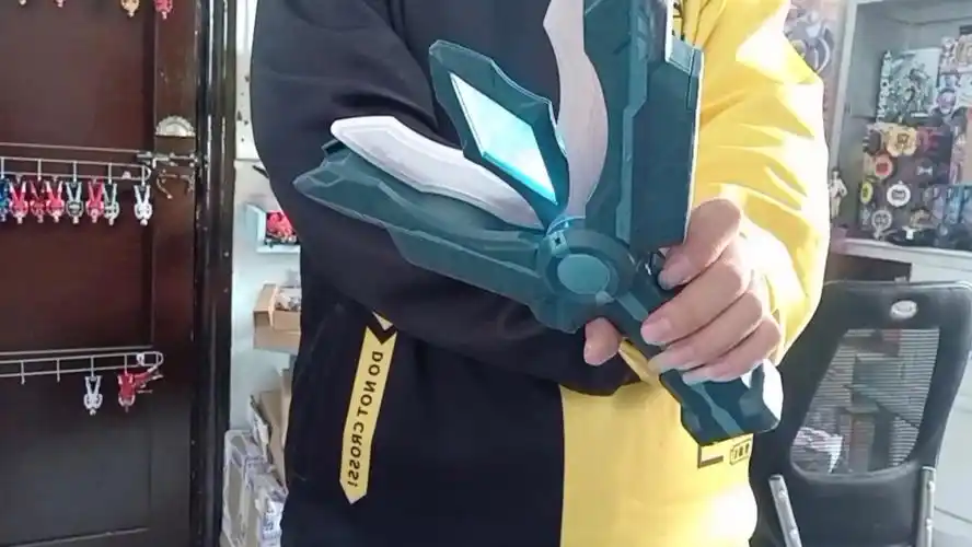 特利迦奥特曼青铜神光棒dx限定远古超古代神光棒把玩