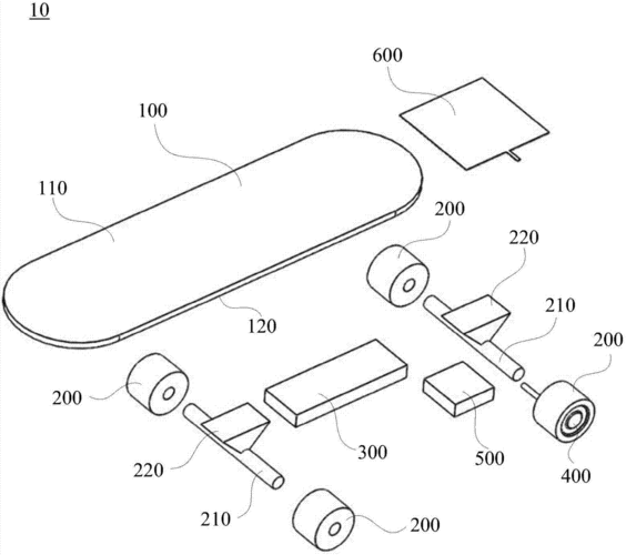 电动助力滑板的制作方法