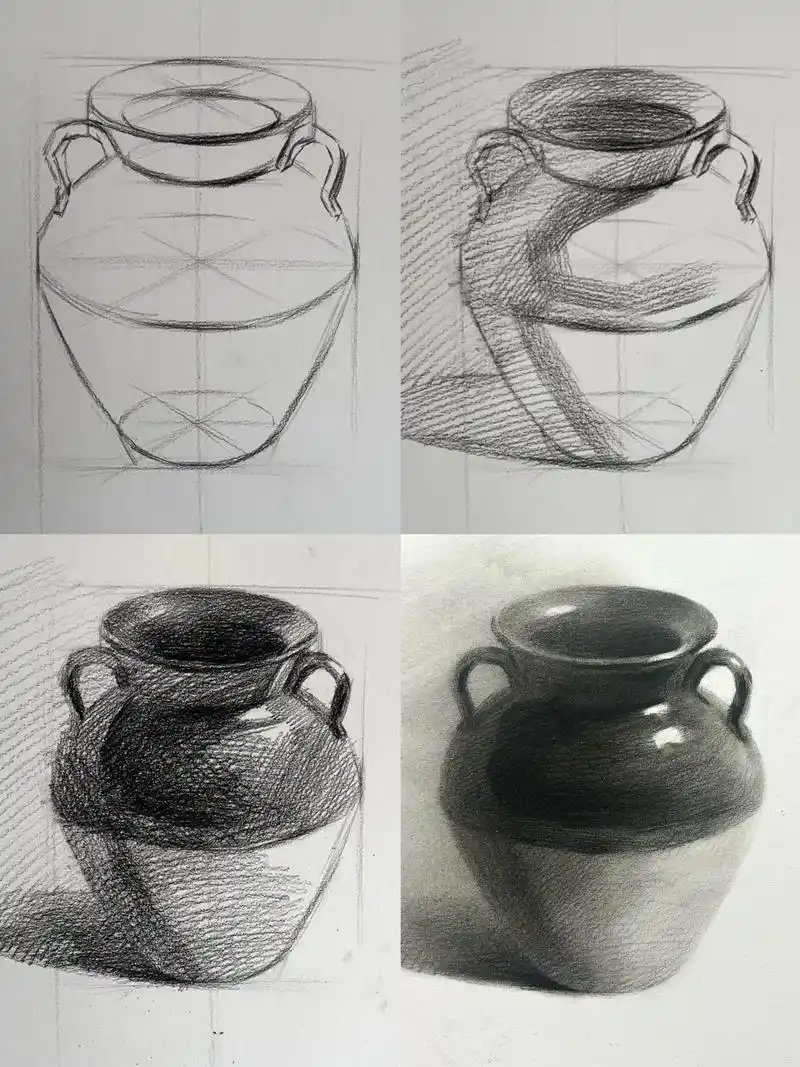 罐子上半部分是釉面质感 下半部分是 - 抖音