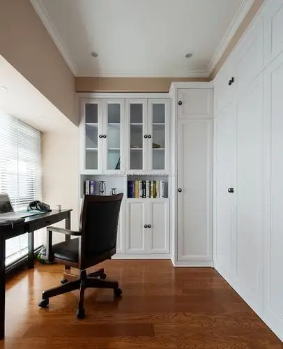 现代混搭风格家庭书房装修